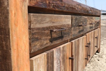 Teakhout dressoir 3 andre detail n