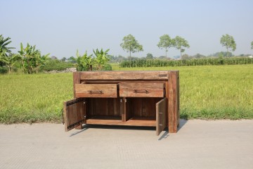 Teakhout dressoir andre mixwood open