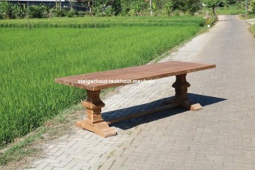 Teakhout kloostertafel kvs borneo kasar teakhout 1 n