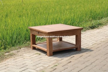 Teakhout salontafel dengkleh 80x80 sfeer n
