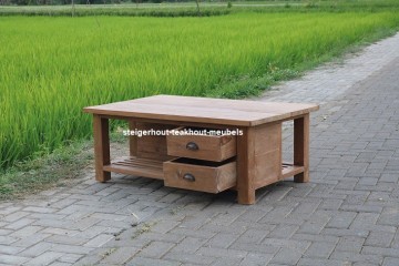 Teakhout salontafel dengkleh kebof 120x70 sfeer n