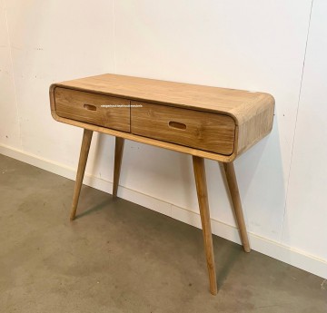 Teakhout sidetable vintage n