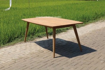 Teakhout tafel retro n