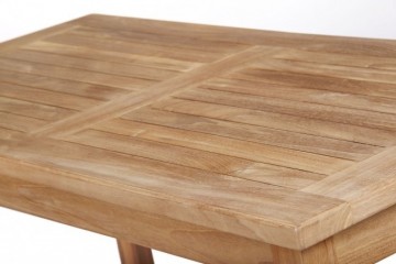 Teakhout tuintafel  basic detail