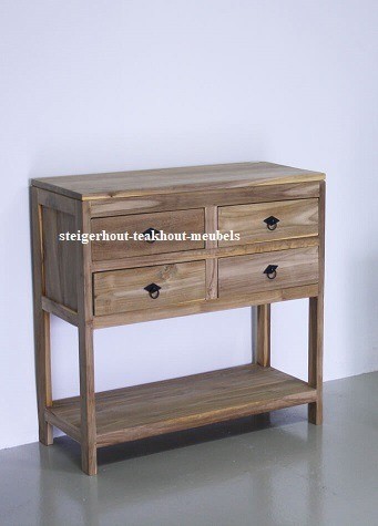 Teakhout wandkastje linda n