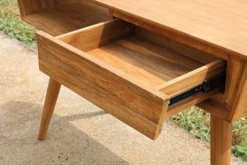 Teakhout wandtafel open retro n