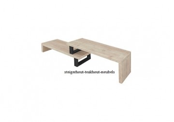 Tvmeubel industrieel steigerhout shelby wit n