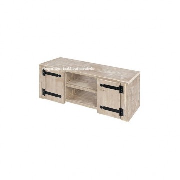 Tvmeubel steigerhout arthur wit n