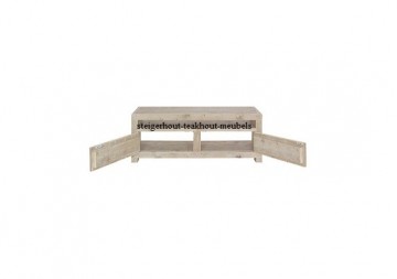 Tvmeubel steigerhout karin open n