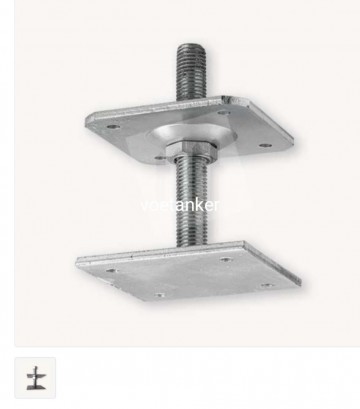 Voetanker verstelbaar