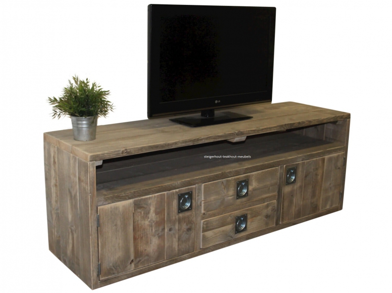 tv-meubel Classic - steigerhout-teakhout-meubels