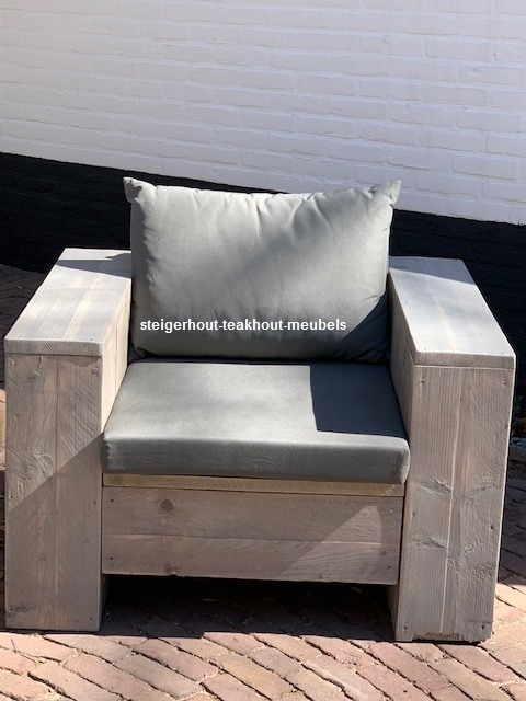 herberg Stoel vingerafdruk Kussen stoel Lounge 6 cm dik - steigerhout-teakhout-meubels